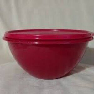 NEW Tupperware Wonderlier Medium Red Bowl | 7.5 cup